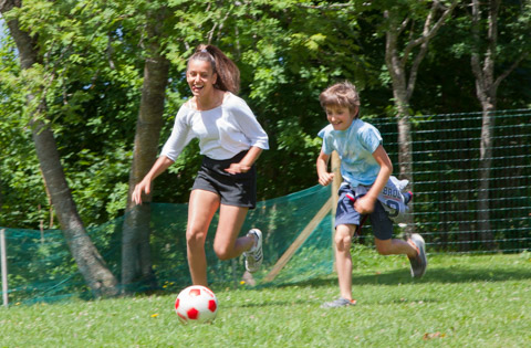 calcio in giardino vacanze asiago